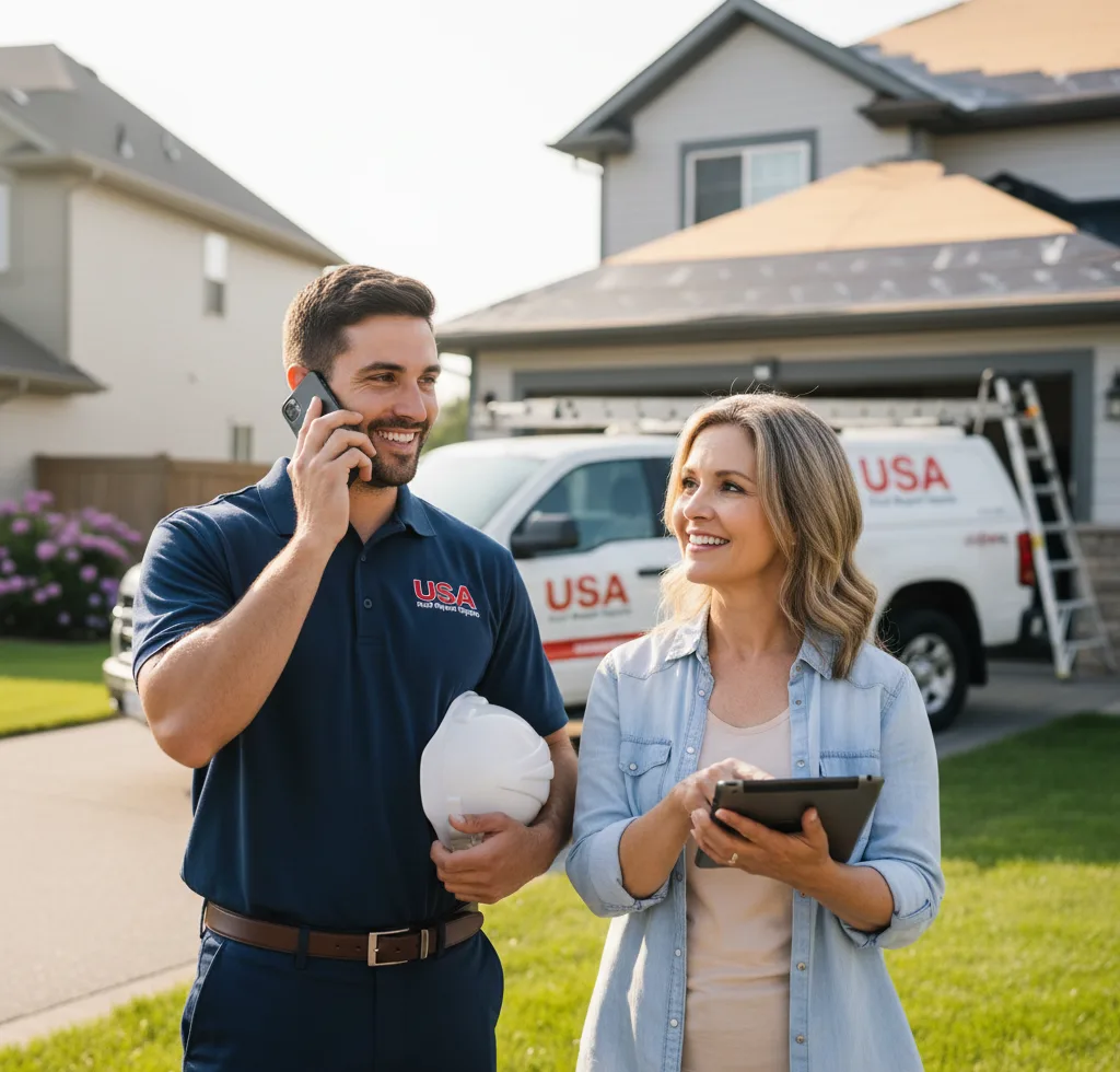 USA Roof Repair Experts customer support in Northumberland